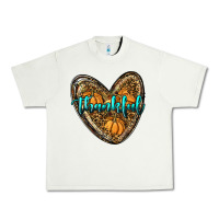 Pistachio thankful pumpkin heart Urban Heavy Tee - RanaPortraitStore