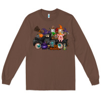 Chestnut halloween farm animals truck Long Sleeve Tee - RacoonDesign
