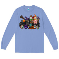 Colony Blue halloween farm animals truck Long Sleeve Tee - RacoonDesign