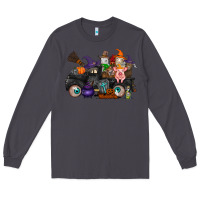 Smoke halloween farm animals truck Long Sleeve Tee - RacoonDesign
