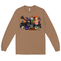 Toasted Coconut halloween farm animals truck Long Sleeve Tee - RacoonDesign