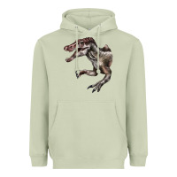 Matcha Spinosaurus Face Heavyweight Hoodie - LillyAllenDesigns