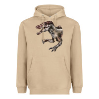Mushroom Spinosaurus Face Heavyweight Hoodie - LillyAllenDesigns