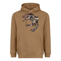 Toasted Coconut Spinosaurus Face Heavyweight Hoodie - LillyAllenDesigns