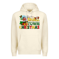 Sandshell Small town Christmas Premium Hoodie - NancyCooperArtShop