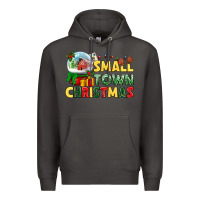 Smoke Small town Christmas Premium Hoodie - NancyCooperArtShop