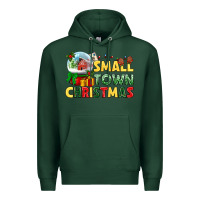 Sports Green Small town Christmas Premium Hoodie - NancyCooperArtShop