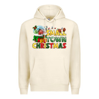 Tofu Small town Christmas Premium Hoodie - NancyCooperArtShop