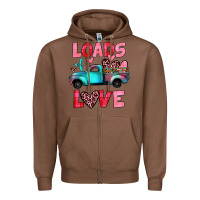 Chestnut loads of love truck Zipper Hoodie - JahusDesignShop
