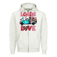 Loads Of Love Truck Zipper Hoodie | Teevron