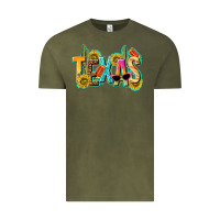 Vintage Olive texas summer Vintage Tee - texasbilliewilder