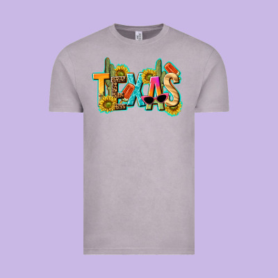 Texas Summer Vintage Tee Designed By Texasbilliewilder