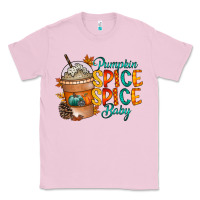 Bubblegum Pink pumpkin spice baby Classic Tee - RacoonDesign