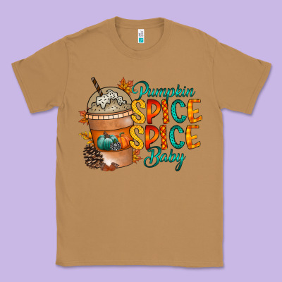 Pumpkin Spice Baby Classic Tee Designed By Racoondesign