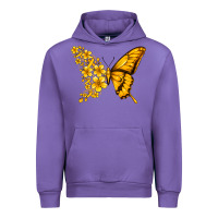 Tulip childhood cancer butterfly Urban Hoodie - Jasminsmagicworld