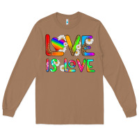 Toasted Coconut love is love Long Sleeve Tee - HRA Design Shop