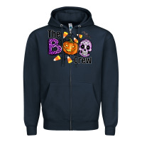 Navy Boo halloween Zipper Hoodie - Artiststas
