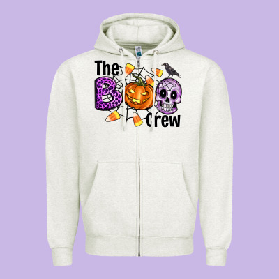 Boo Halloween Zipper Hoodie Designed By Artiststas