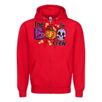 Red Boo halloween Zipper Hoodie - Artiststas