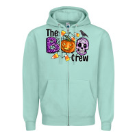 Seafoam Boo halloween Zipper Hoodie - Artiststas