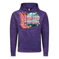 Cloud Purple western disco cowgirl Vintage Hoodie - texasbilliewilder