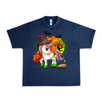 Navy halloween unicorn Urban Heavy Tee - Zillion Design Studio