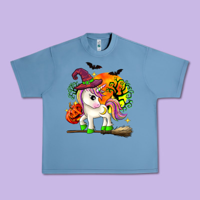 Halloween Unicorn Urban Heavy Tee Designed By Zillion Design Studio