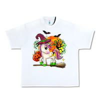 White halloween unicorn Urban Heavy Tee - Zillion Design Studio