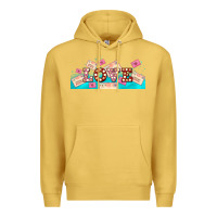 Antique Gold love and love letters Premium Hoodie - AdoDesignShop