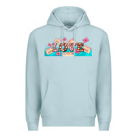 Blue Mist love and love letters Premium Hoodie - AdoDesignShop