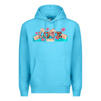 Ocean Blue love and love letters Premium Hoodie - AdoDesignShop