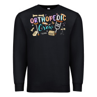 Black orthopedic crew Premium Sweatshirt - MaliasSmallBusiness