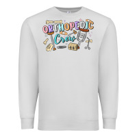 Dove Grey orthopedic crew Premium Sweatshirt - MaliasSmallBusiness