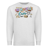 Oatmeal Heather orthopedic crew Premium Sweatshirt - MaliasSmallBusiness