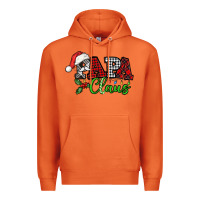 Carrot Papa Claus with christmas lights and mistletoe Premium Hoodie - NancyCooperArtShop