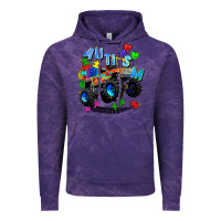 Cloud Purple monster truck autism Vintage Hoodie - Zillion Design Studio
