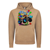 Vintage Coffee monster truck autism Vintage Hoodie - Zillion Design Studio