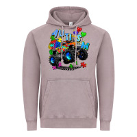 Vintage Zinc monster truck autism Vintage Hoodie - Zillion Design Studio