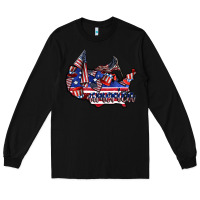 Black america Long Sleeve Tee - CowhideDigitalArt