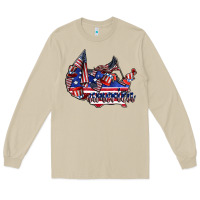 Mushroom america Long Sleeve Tee - CowhideDigitalArt