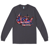 Smoke america Long Sleeve Tee - CowhideDigitalArt