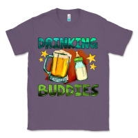 Lavender drinking buddies with baby bottle and beer Classic Tee - HRA Design Shop