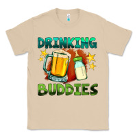 Mushroom drinking buddies with baby bottle and beer Classic Tee - HRA Design Shop