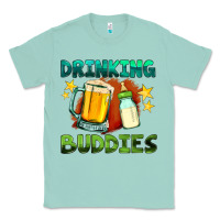 Seafoam drinking buddies with baby bottle and beer Classic Tee - HRA Design Shop