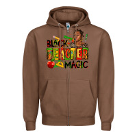 Chestnut black teacher  magic Zipper Hoodie - AdoDesignShop
