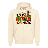 Sandshell black teacher  magic Zipper Hoodie - AdoDesignShop