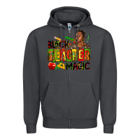 Smoke black teacher  magic Zipper Hoodie - AdoDesignShop