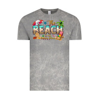 Cloud Rock the beach is my happy place Vintage Tee - texasbilliewilder