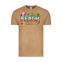 Vintage Camel the beach is my happy place Vintage Tee - texasbilliewilder