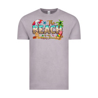Vintage Zinc the beach is my happy place Vintage Tee - texasbilliewilder